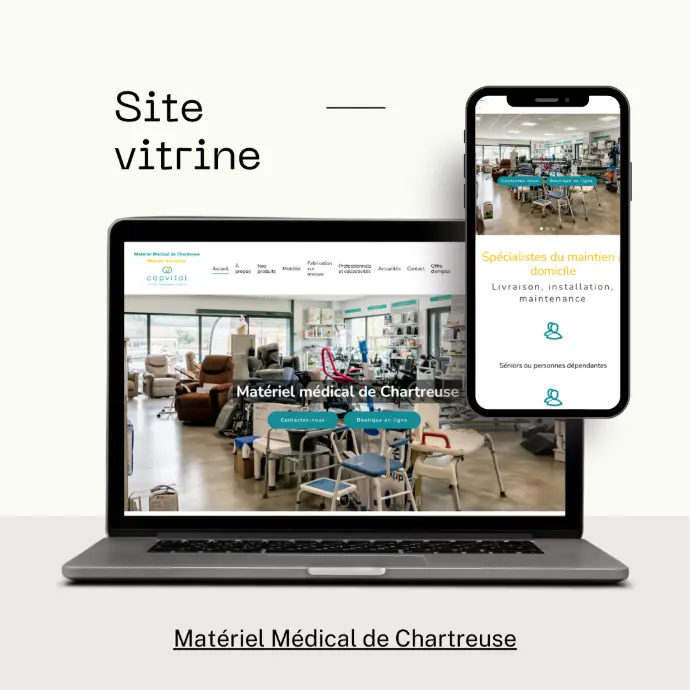 Site vitrine Matériel Médical de Chartreuse